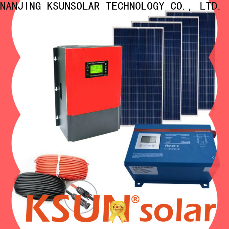 KSUNSOLAR solar system equipment factory For photovoltaic power generation