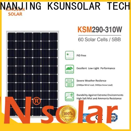 KSUNSOLAR monocrystalline solar panel suppliers company For photovoltaic power generation