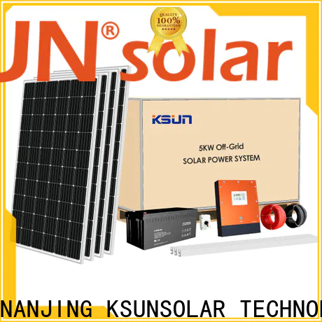KSUNSOLAR solar power systems for sale factory for Environmental protection