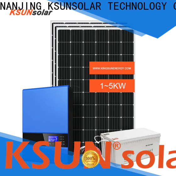 KSUNSOLAR off grid solar panel kits company for Power generation
