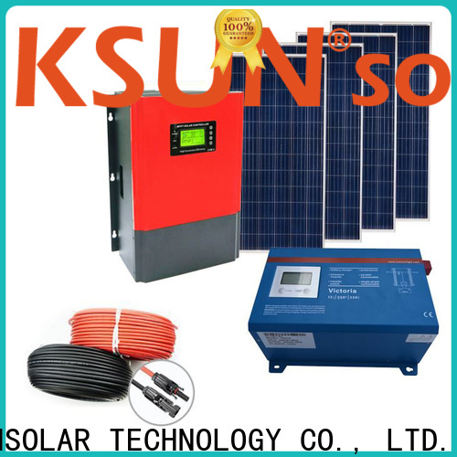 KSUNSOLAR Wholesale off grid solar system price Supply for Environmental protection