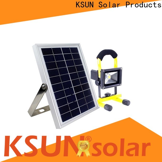 KSUNSOLAR super bright solar flood lights for Power generation