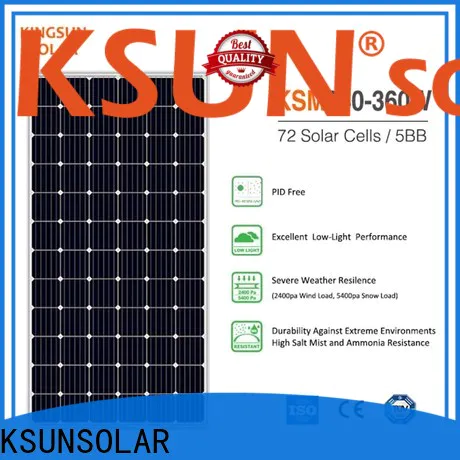 KSUNSOLAR monocrystalline solar panel suppliers Supply for Power generation