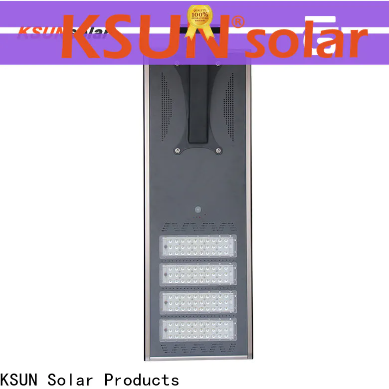 KSUNSOLAR solar street light with panel for business for Environmental protection