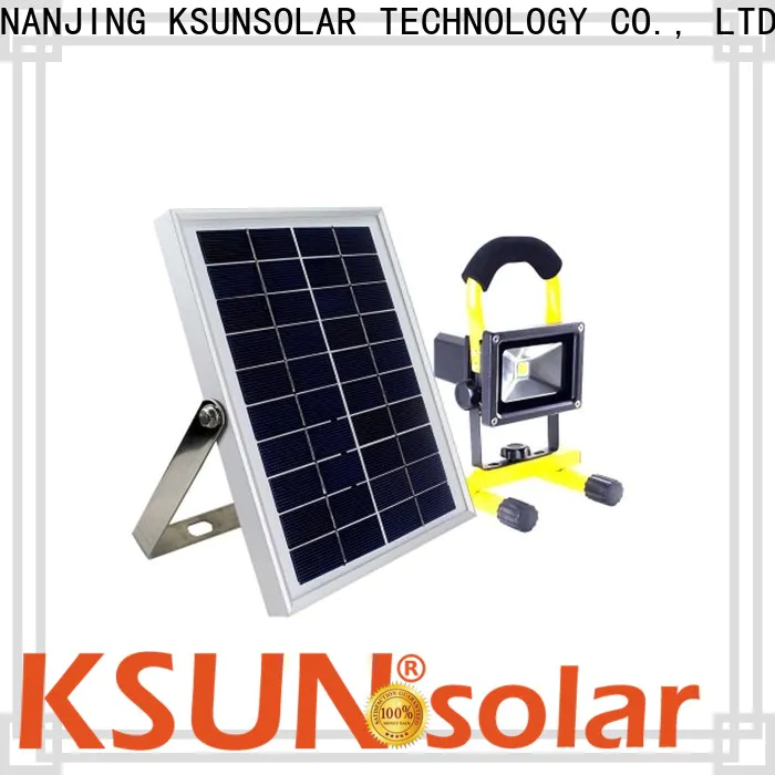 KSUNSOLAR High-quality solar flood lamps company for Environmental protection