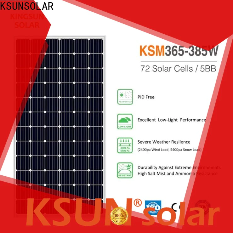 KSUNSOLAR best monocrystalline solar panels for business for Energy saving