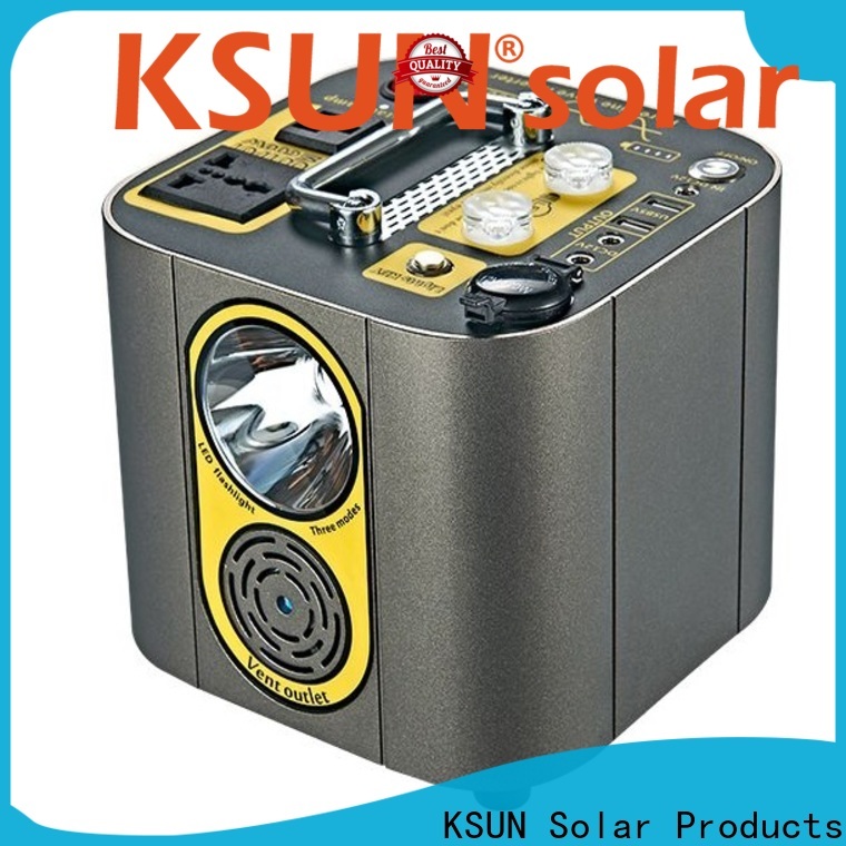 KSUNSOLAR rechargeable portable power generator Supply for Power generation