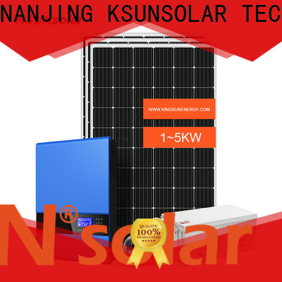 KSUNSOLAR off grid solar power kits for Energy saving