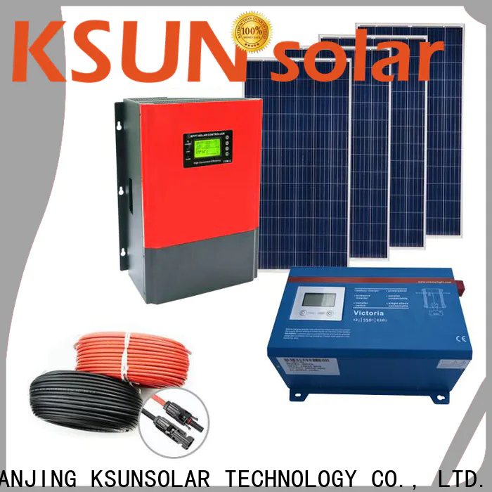 KSUNSOLAR Custom solar power systems prices company for Environmental protection