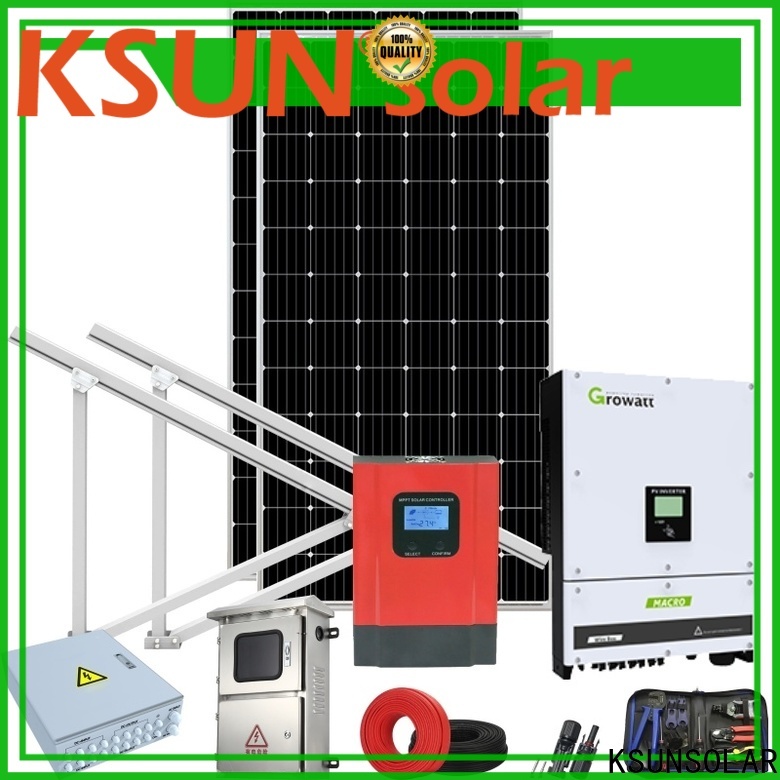 KSUNSOLAR grid-tied solar systems company for Energy saving