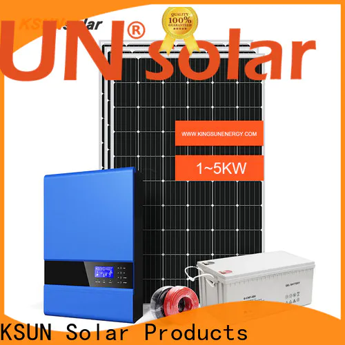 KSUNSOLAR off grid solar systems kits for powered by
