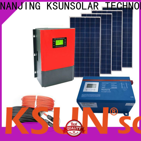 KSUNSOLAR grid tied solar panel system for business for powered by