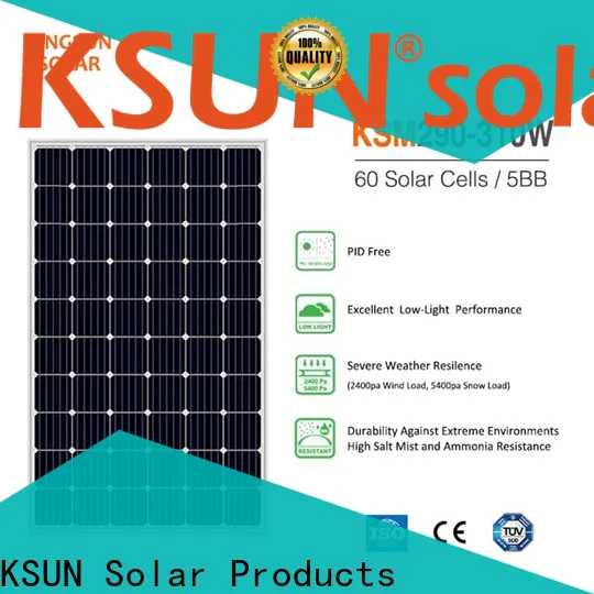 KSUNSOLAR mono silicon solar panels manufacturers for Environmental protection