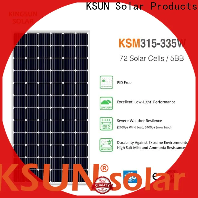 KSUNSOLAR mono panels For photovoltaic power generation
