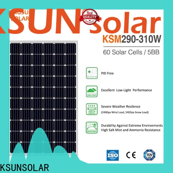 KSUNSOLAR New monocrystalline silicon solar module Suppliers for Energy saving